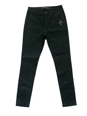 OVO October’s Very Own Black Skinny Jeans Mens Slim Fit Logo Streetwear Denim